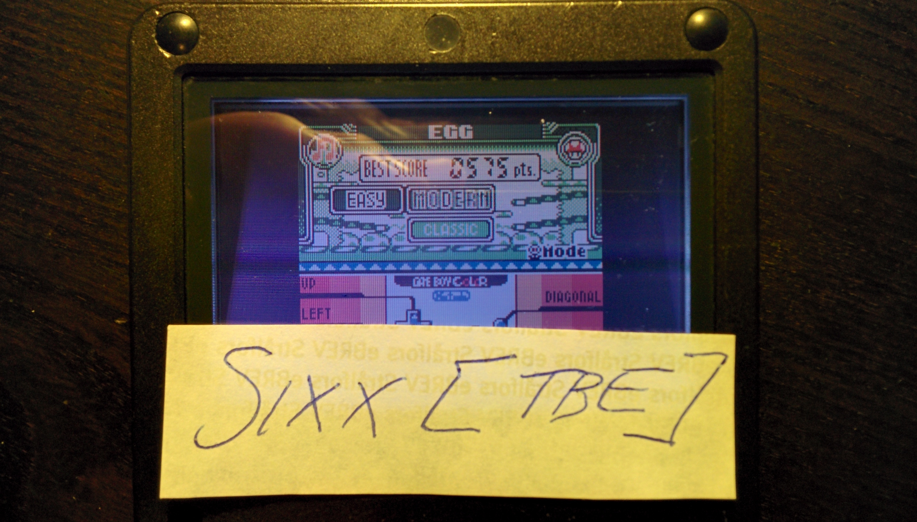 Sixx: Game & Watch Gallery 3: Egg: Modern: Easy (Game Boy Color) 575 points on 2014-09-12 13:57:20