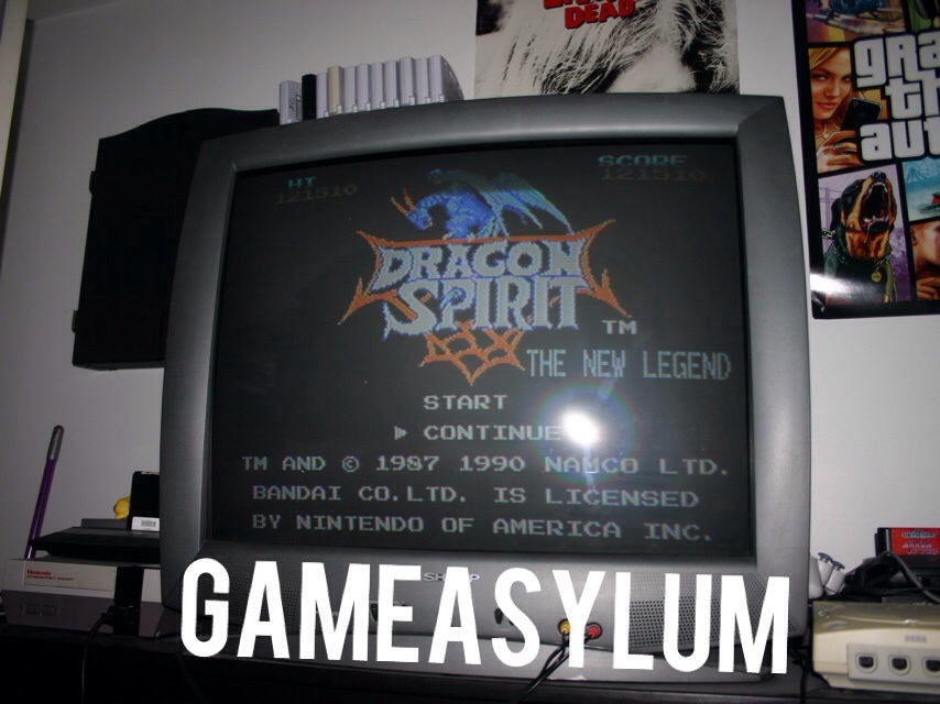 GameAsylum: Dragon Spirit (NES/Famicom) 121,510 points on 2014-09-12 17:51:51