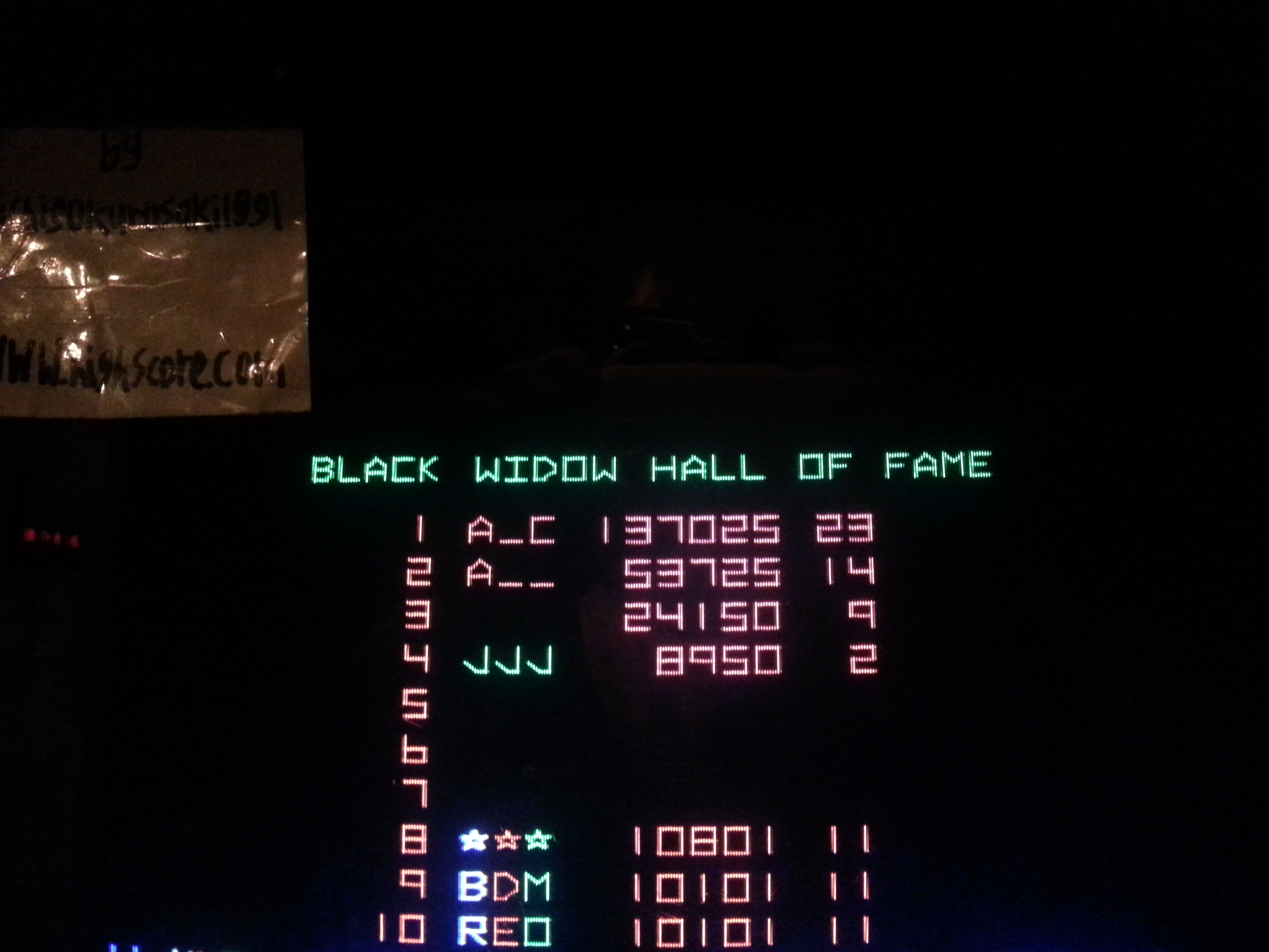 Black Widow 137,025 points
