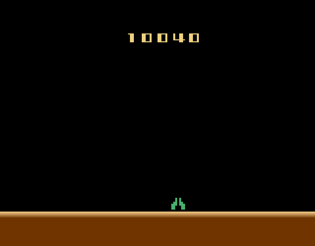 thorn: Demon Attack (Atari 2600 Emulated Expert/A Mode) 10,040 points on 2013-10-06 12:07:53