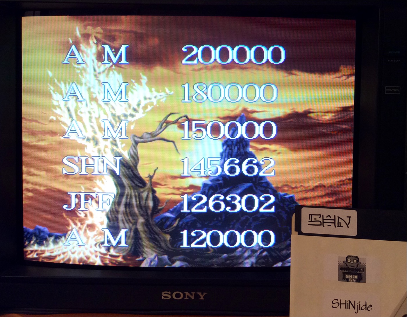 SHiNjide: Agony (Amiga) 145,662 points on 2014-09-22 16:47:45