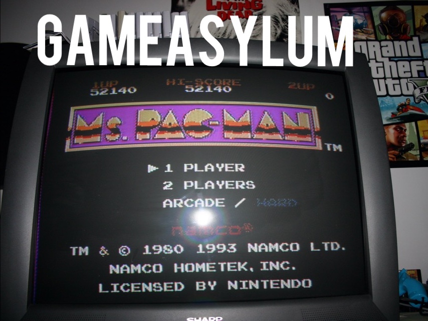 GameAsylum: Ms. Pac-Man [Namco] (NES/Famicom) 52,140 points on 2014-09-25 18:48:41