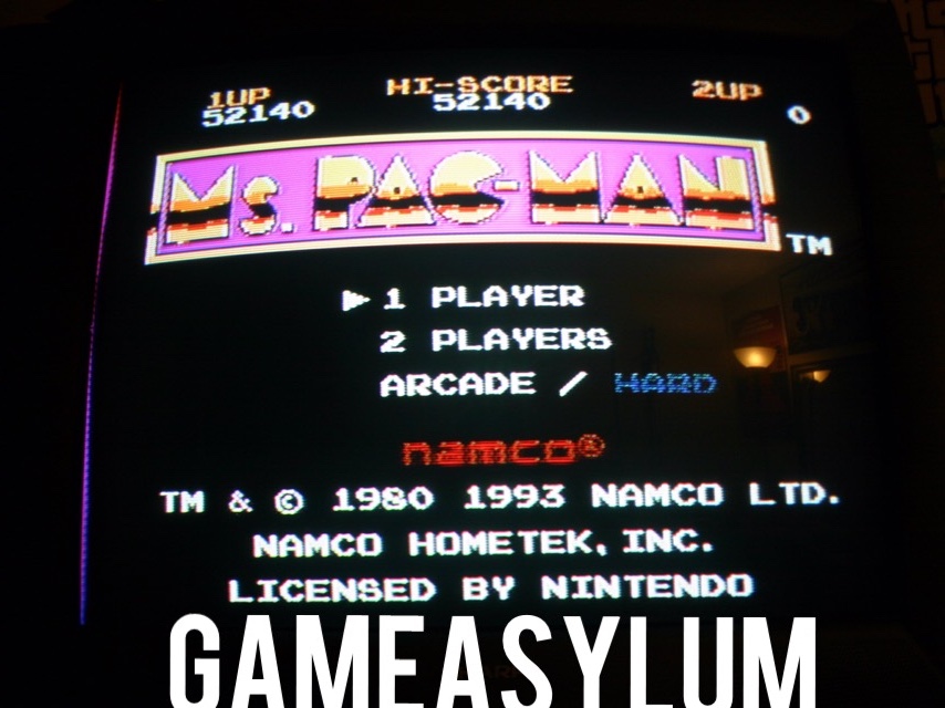 Ms. Pac-Man [Namco] 52,140 points