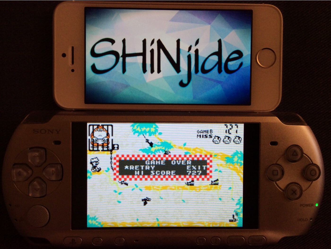 SHiNjide: Game & Watch Gallery 4: Donkey Kong Jr. [Classic: Hard] (GBA Emulated) 727 points on 2014-09-26 10:24:43