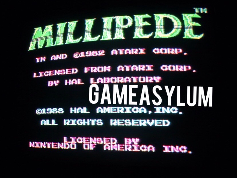 GameAsylum: Millipede (NES/Famicom) 319,896 points on 2014-09-29 00:15:53