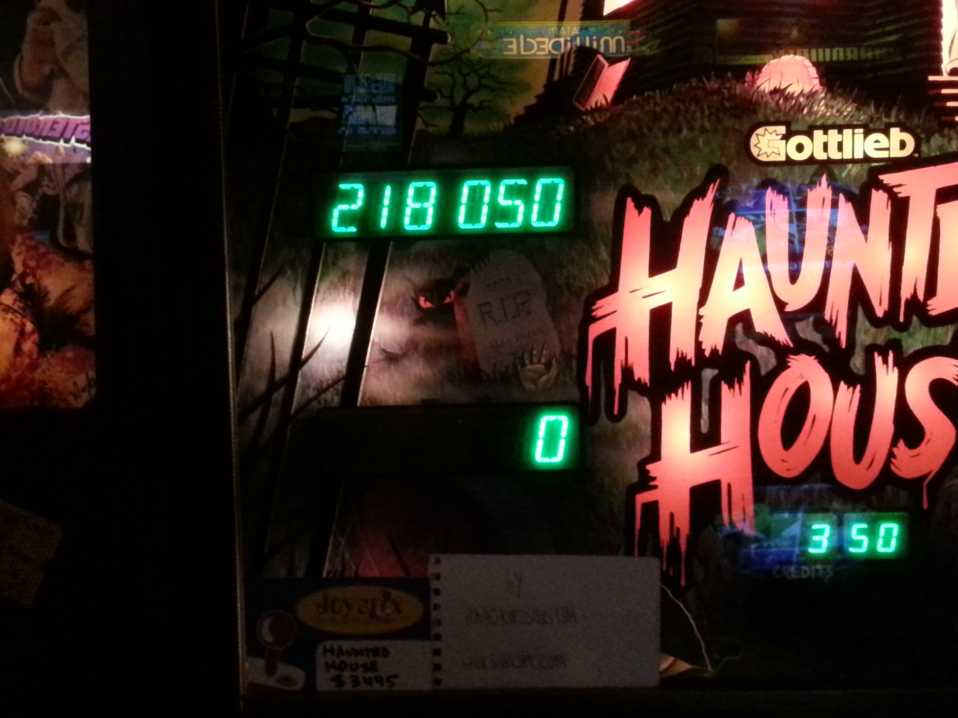 Haunted House 218,050 points