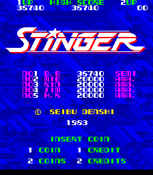 BarryBloso: Stinger (Arcade Emulated / M.A.M.E.) 36,740 points on 2014-10-03 22:55:16