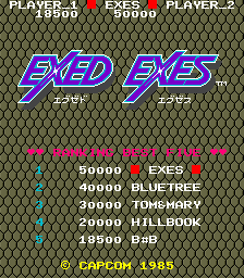BarryBloso: Exed Exes (Arcade Emulated / M.A.M.E.) 18,500 points on 2014-10-03 23:03:04