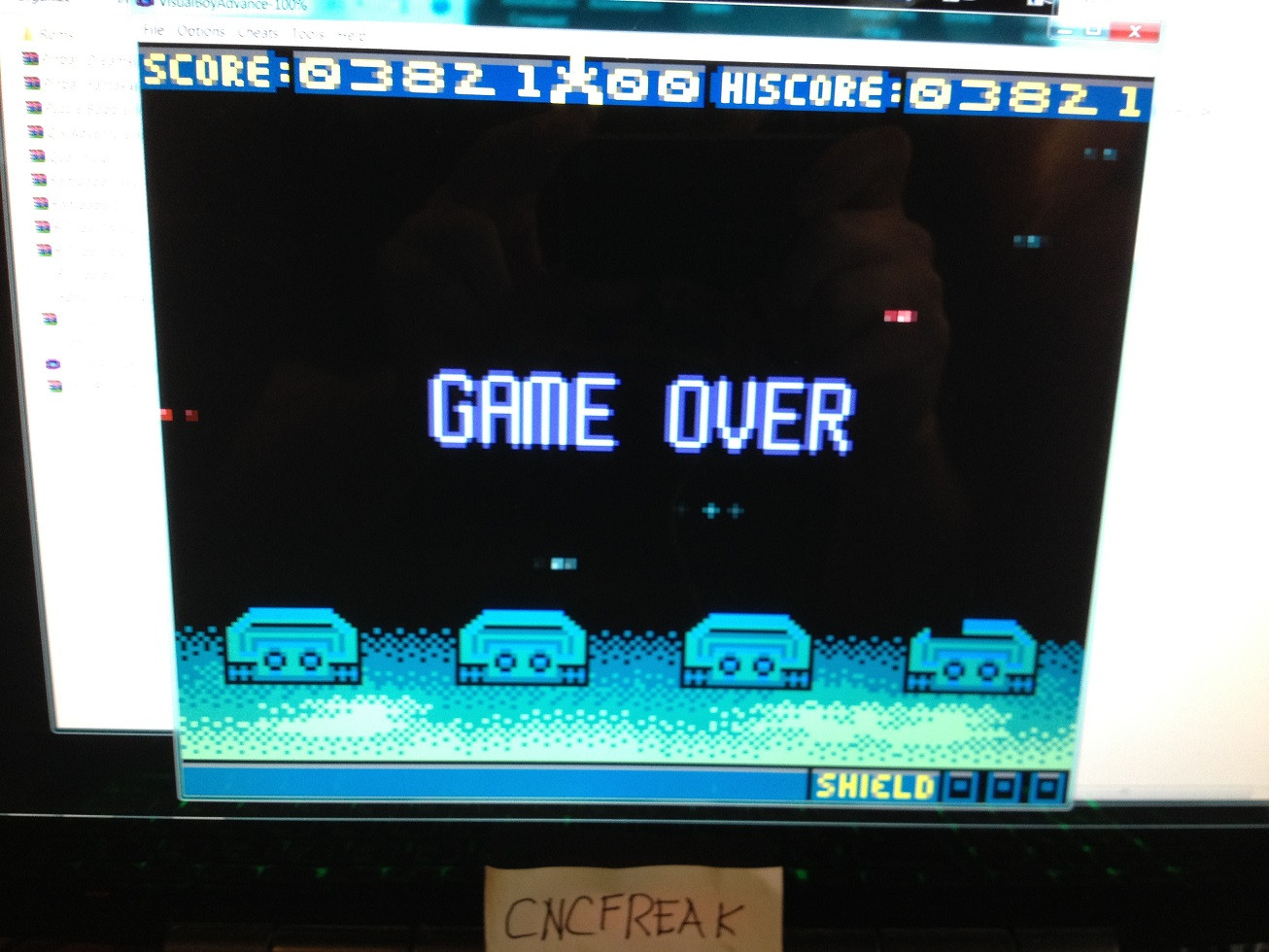 cncfreak: Space Invaders (Game Boy Emulated) 3,821 points on 2013-10-07 23:04:46
