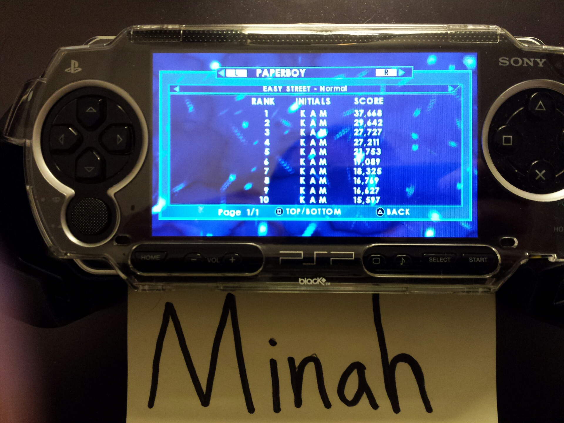 minah: Midway Arcade Treasures: Extended Play: Paperboy (PSP) 37,668 points on 2014-10-06 19:47:19
