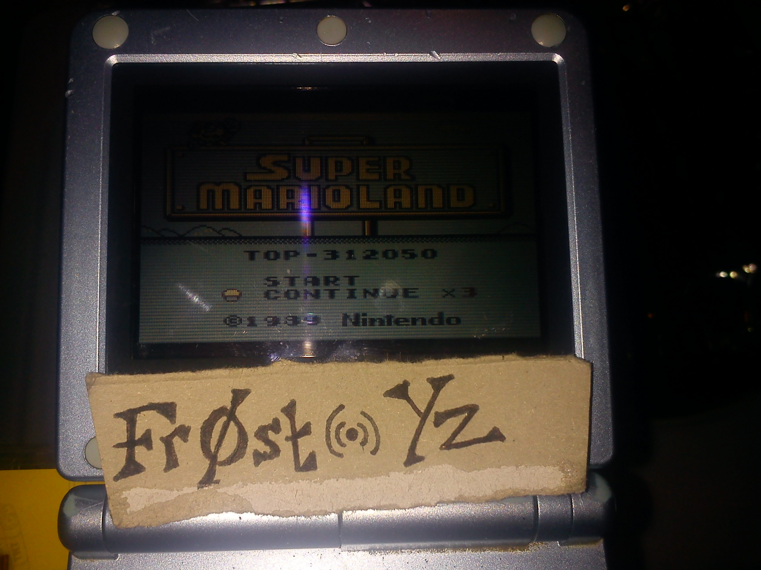 Super Mario Land 312,050 points