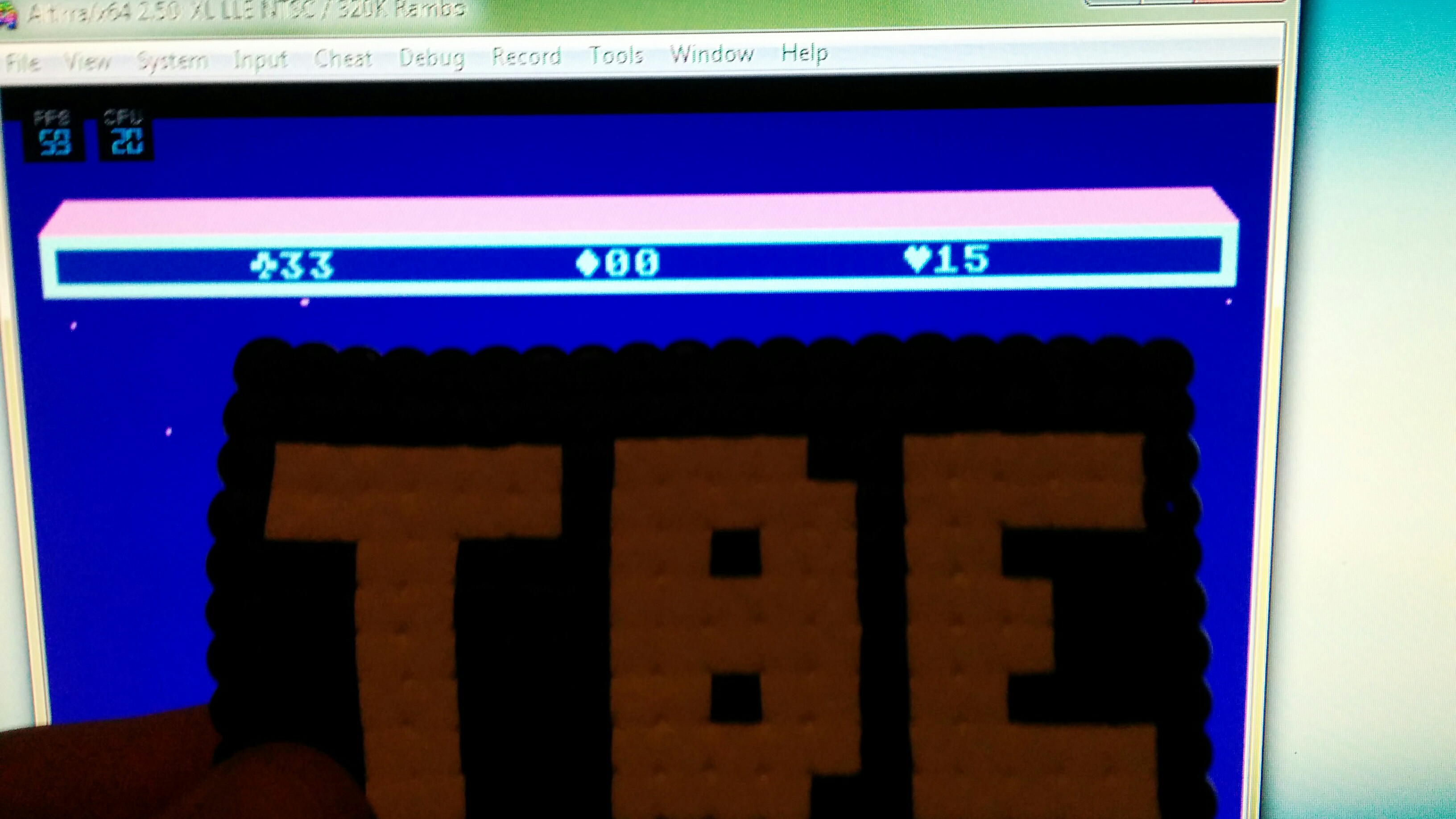 Sixx: Choplifter (Atari 400/800/XL/XE Emulated) 15 points on 2014-10-08 16:07:07