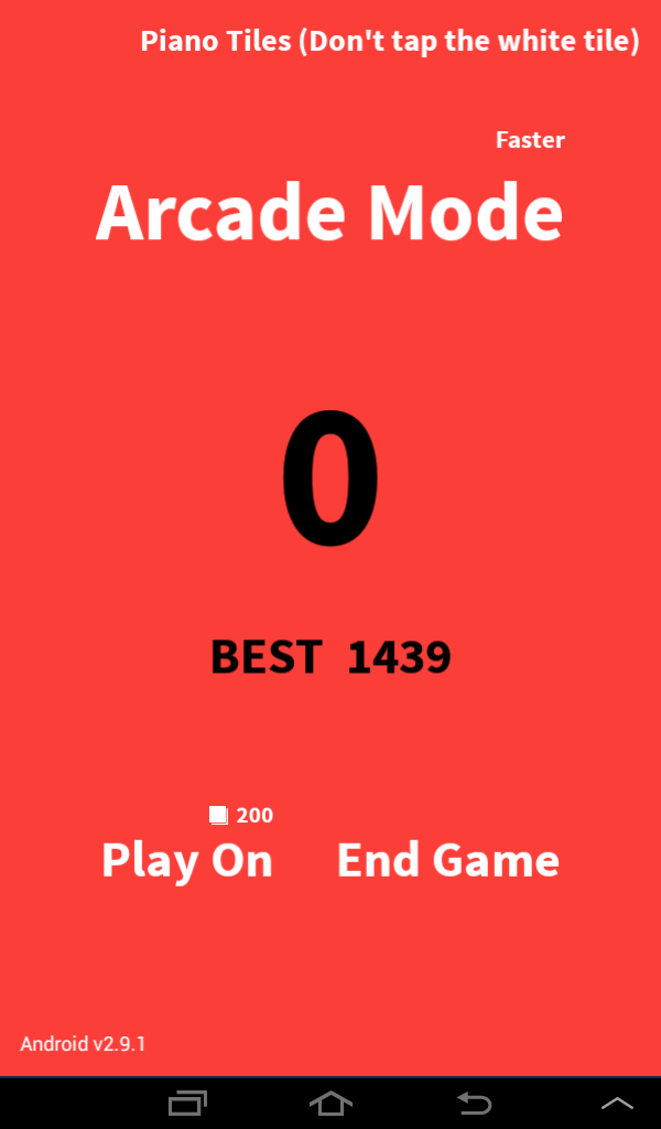 MatthewFelix: Piano Tiles [Arcade/Faster] (Android) 1,439 points on 2014-10-10 13:26:38