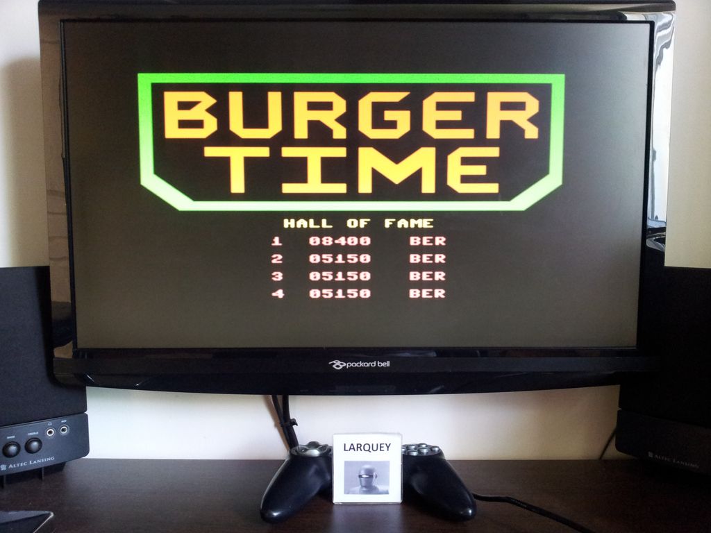Burger Time 8,400 points