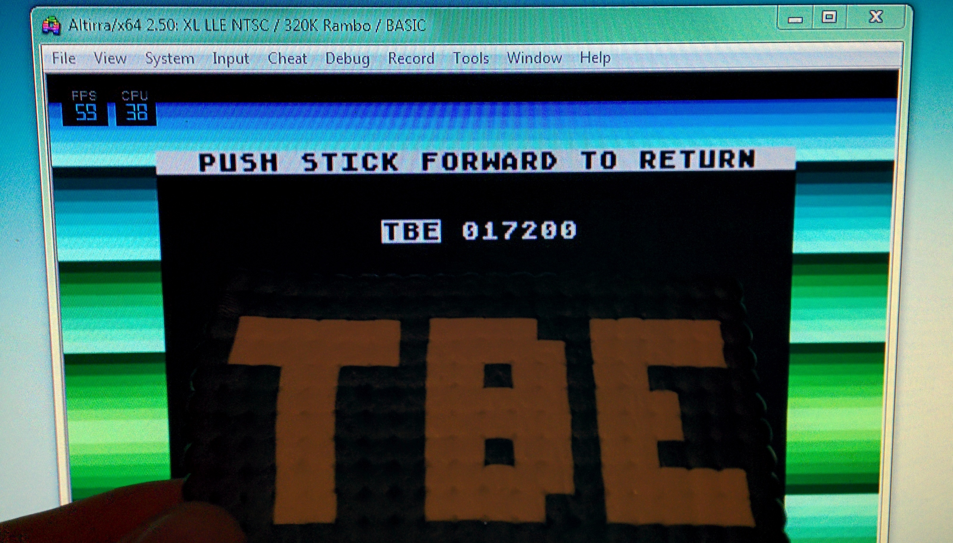 Sixx: Cosmic Tunnels (Atari 400/800/XL/XE Emulated) 17,200 points on 2014-10-16 13:59:33