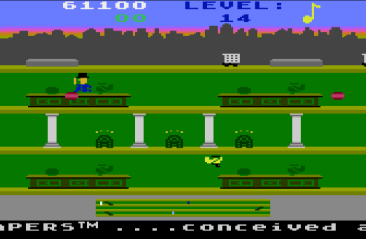 Keystone Kapers (Atari 400/800/XL/XE Emulated) high score by Liduario
