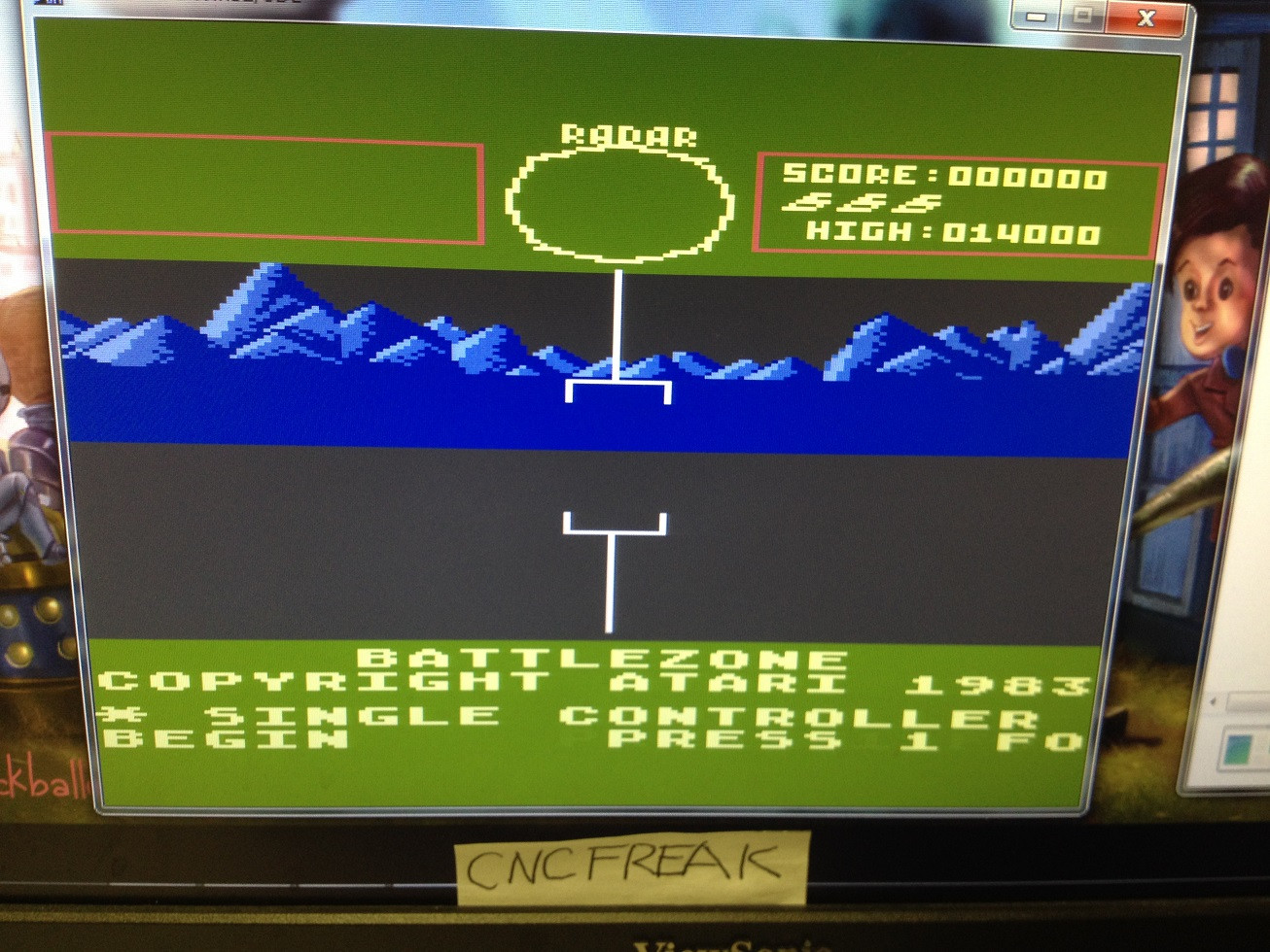 cncfreak: Battlezone (Atari 5200 Emulated) 14,000 points on 2013-10-14 14:38:37