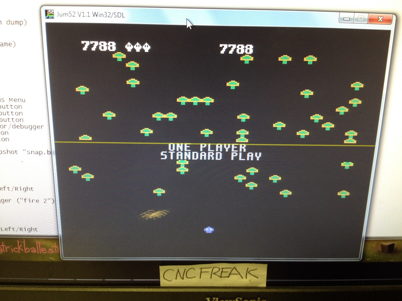 cncfreak: Centipede: Standard (Atari 5200 Emulated) 7,788 points on 2013-10-14 14:40:46