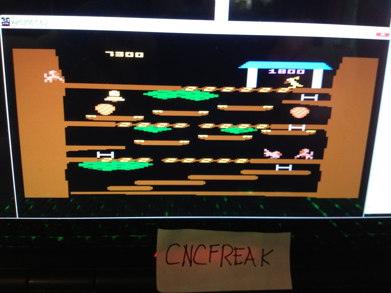 cncfreak: Kangaroo: Advanced (Atari 5200 Emulated) 7,300 points on 2013-10-14 16:14:17