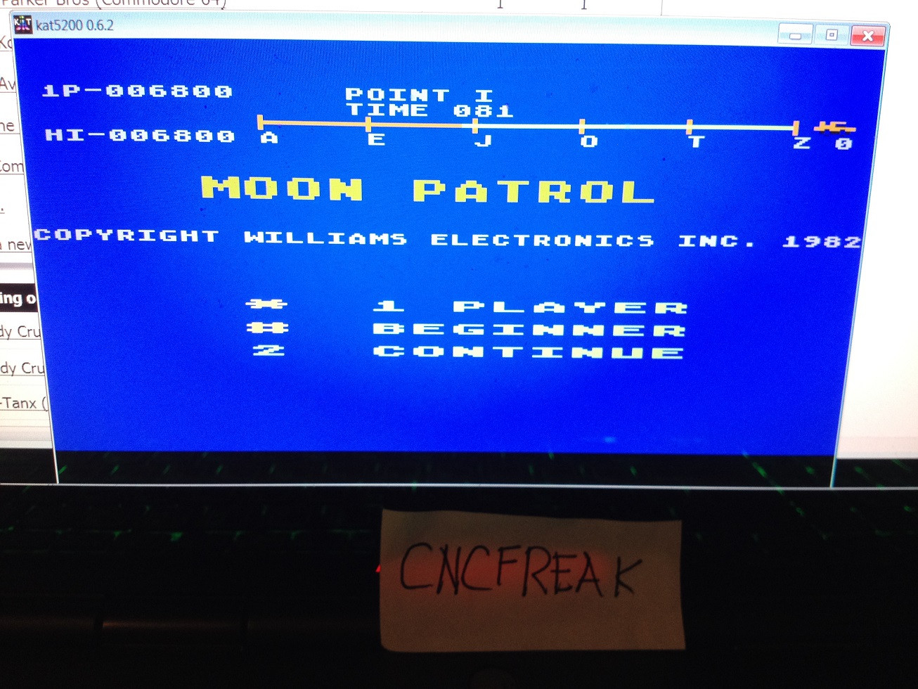 cncfreak: Moon Patrol: Beginner (Atari 5200 Emulated) 6,800 points on 2013-10-14 16:28:15