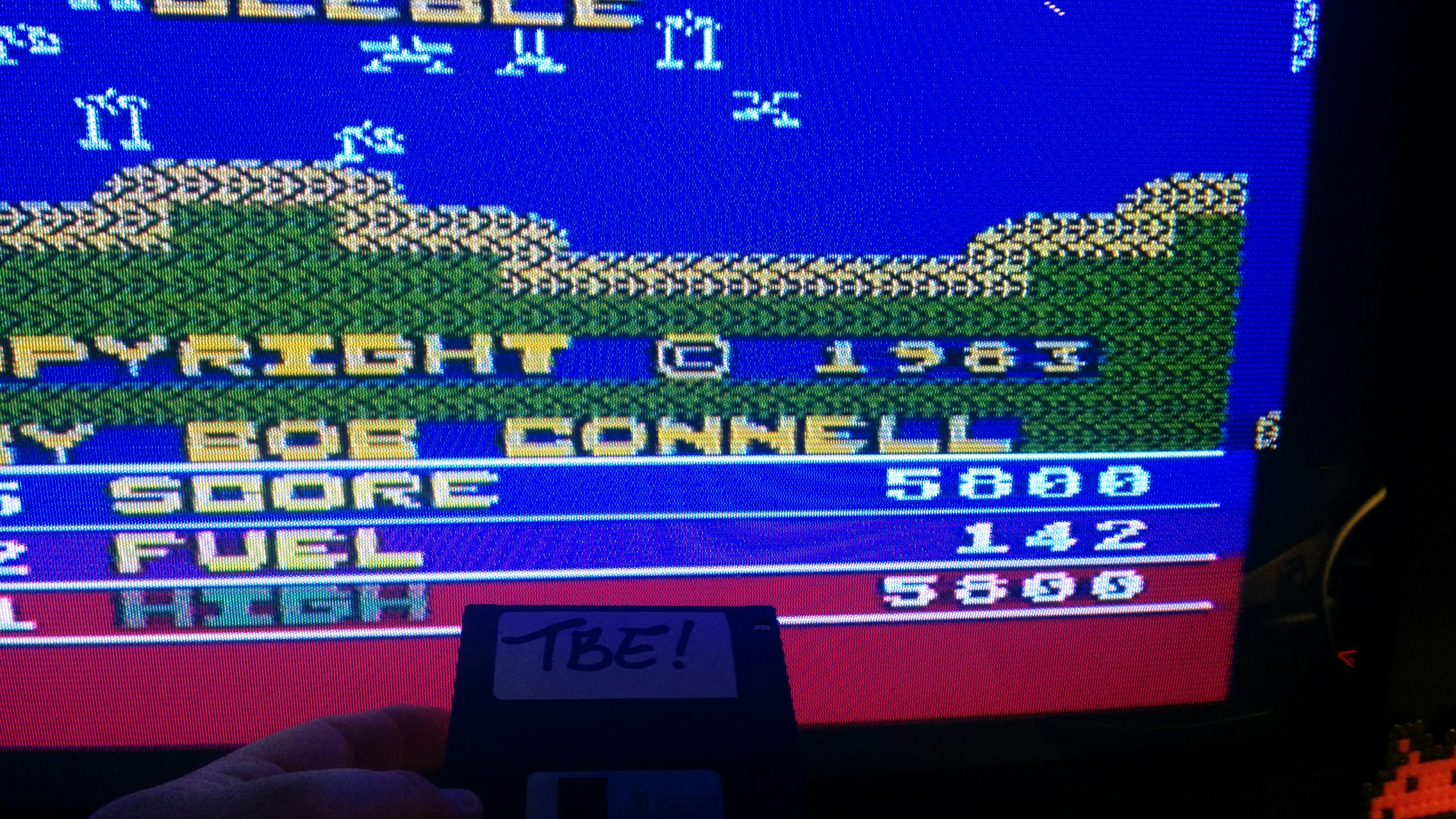 Sixx: Captain Beeble (Atari 400/800/XL/XE Emulated) 5,800 points on 2014-11-11 15:01:49