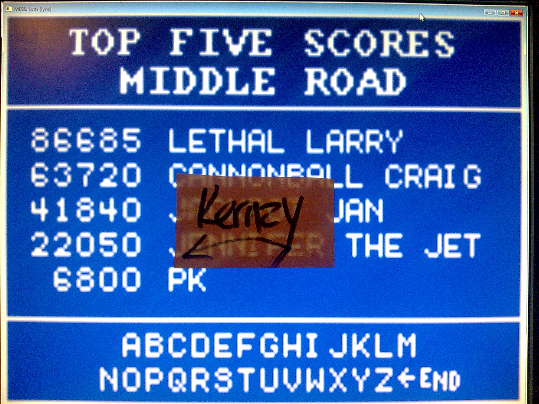 kernzy: Paperboy: Middle Road (Atari Lynx Emulated) 6,800 points on 2014-11-12 05:17:07