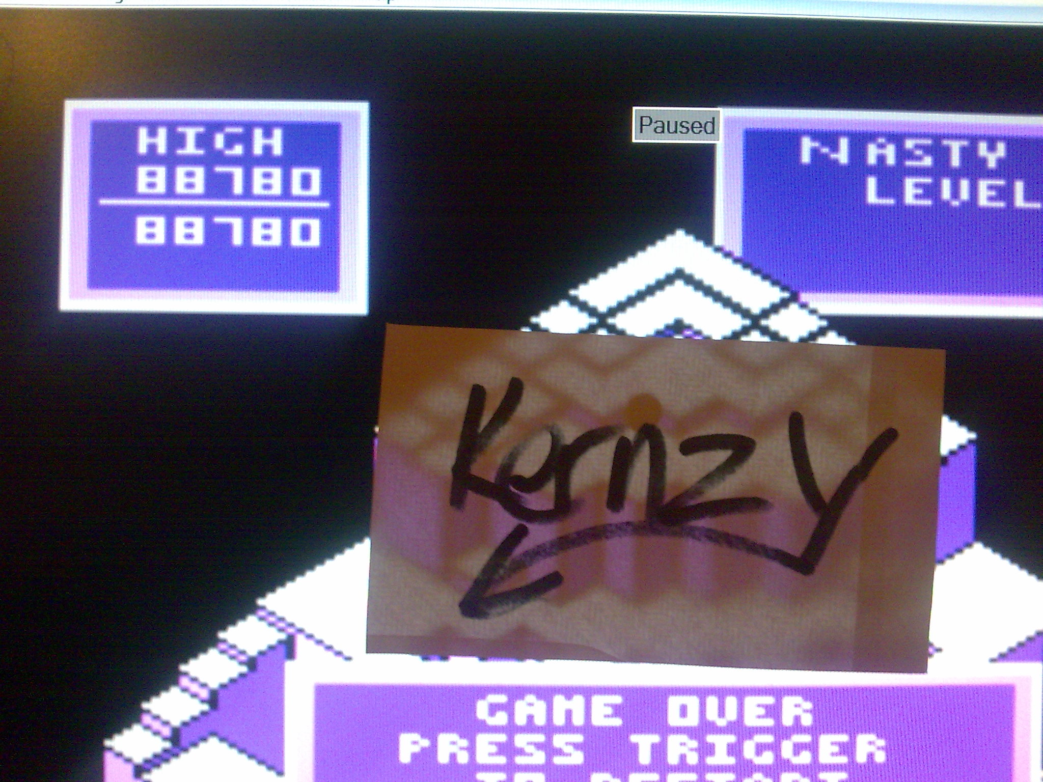 kernzy: Crystal Castles (Atari 400/800/XL/XE Emulated) 88,780 points on 2014-11-12 05:20:49