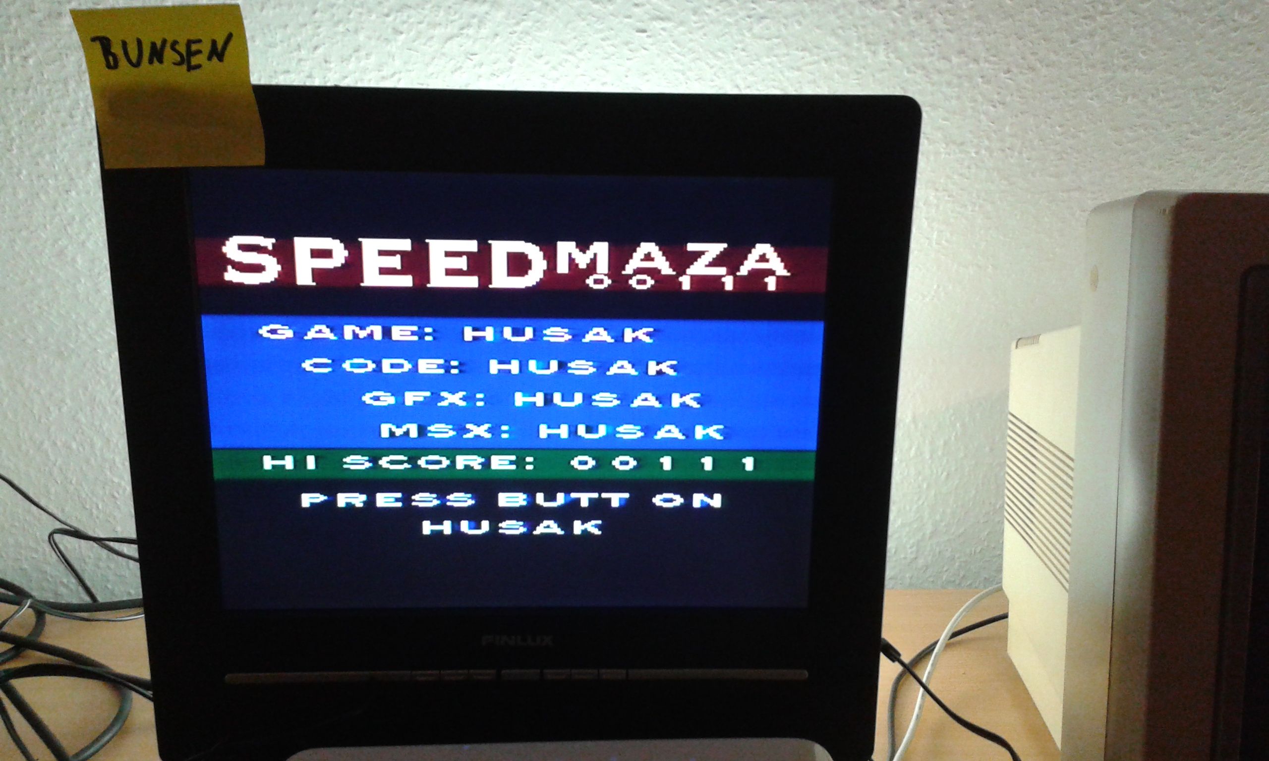 Bunsen: SPEEDmaza (Atari 400/800/XL/XE) 111 points on 2014-11-15 03:17:45