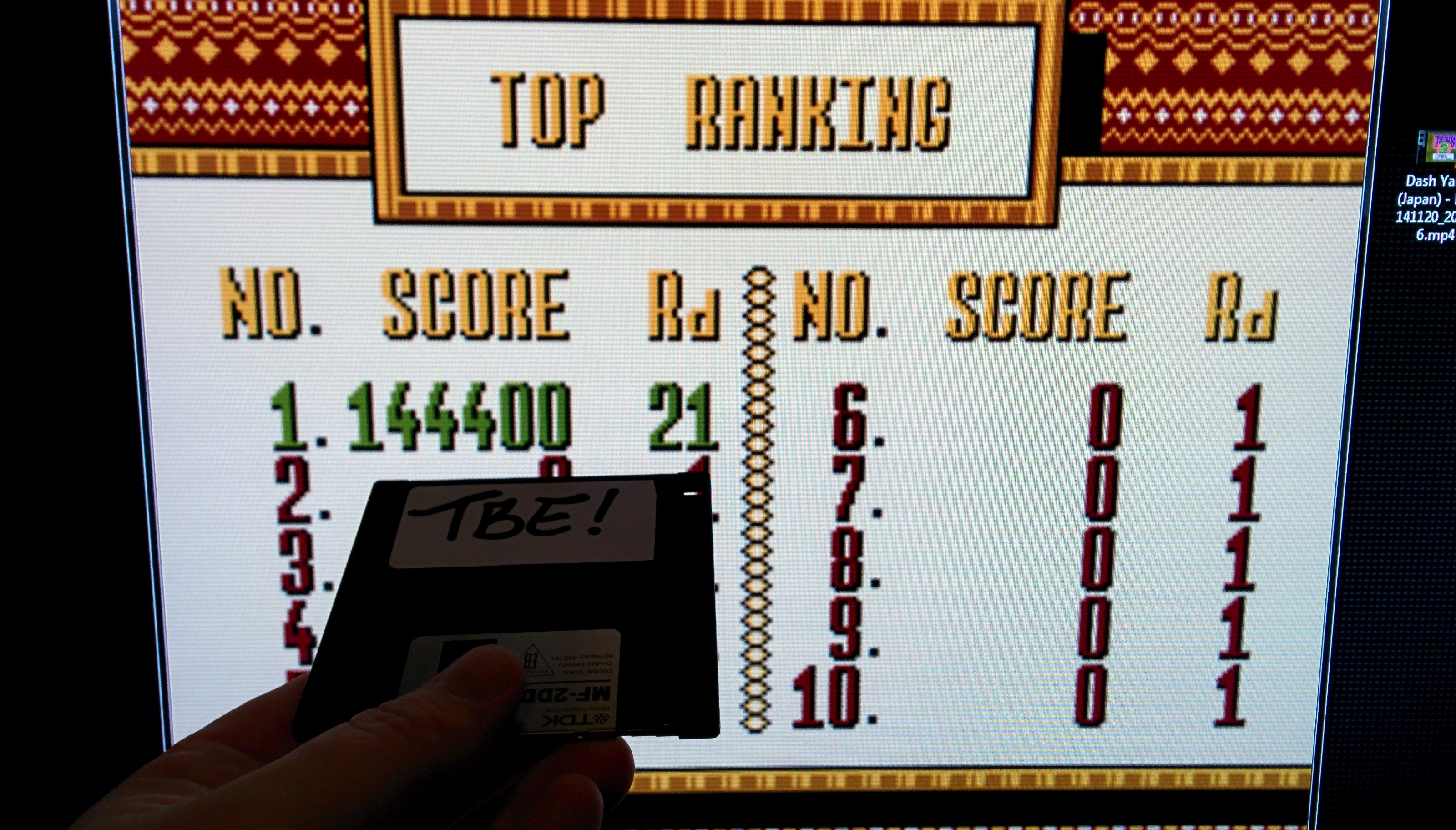 Sixx: Tetris 2: Low (NES/Famicom Emulated) 144,400 points on 2014-11-20 16:17:38