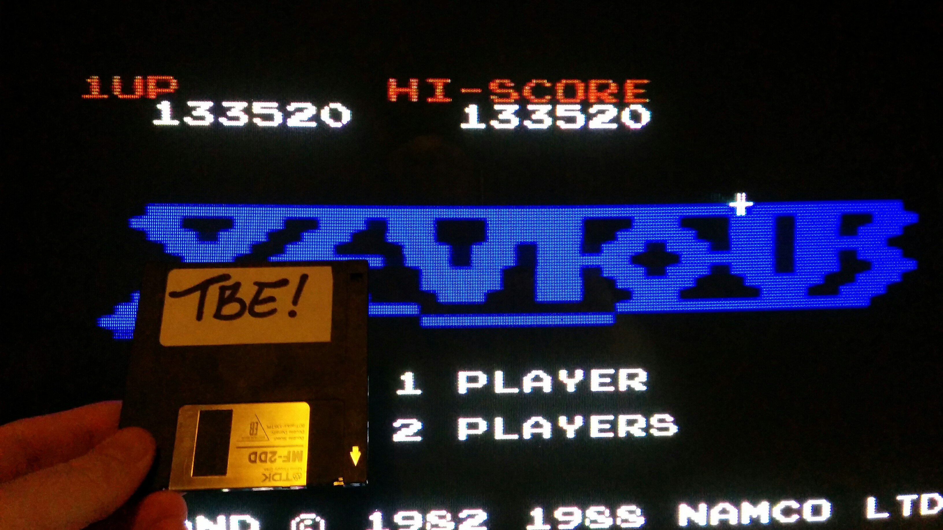 Sixx: Xevious (Wii Virtual Console: NES) 133,520 points on 2014-11-22 13:41:35