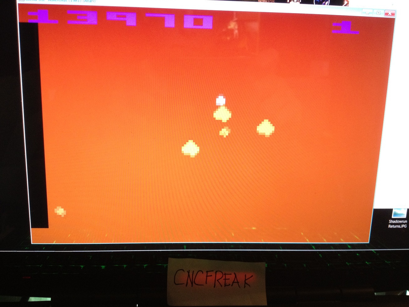 cncfreak: Asteroids: Game 16 (Atari 2600 Emulated Novice/B Mode) 13,970 points on 2013-10-15 16:19:51