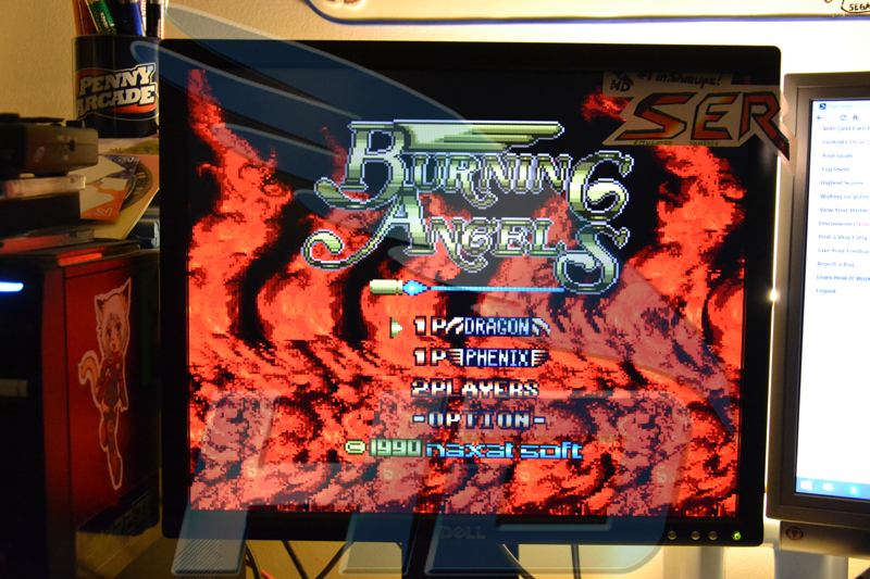 Burning Angels Turbografx 16pc Engine Emulated High Score By Serraxor 2862