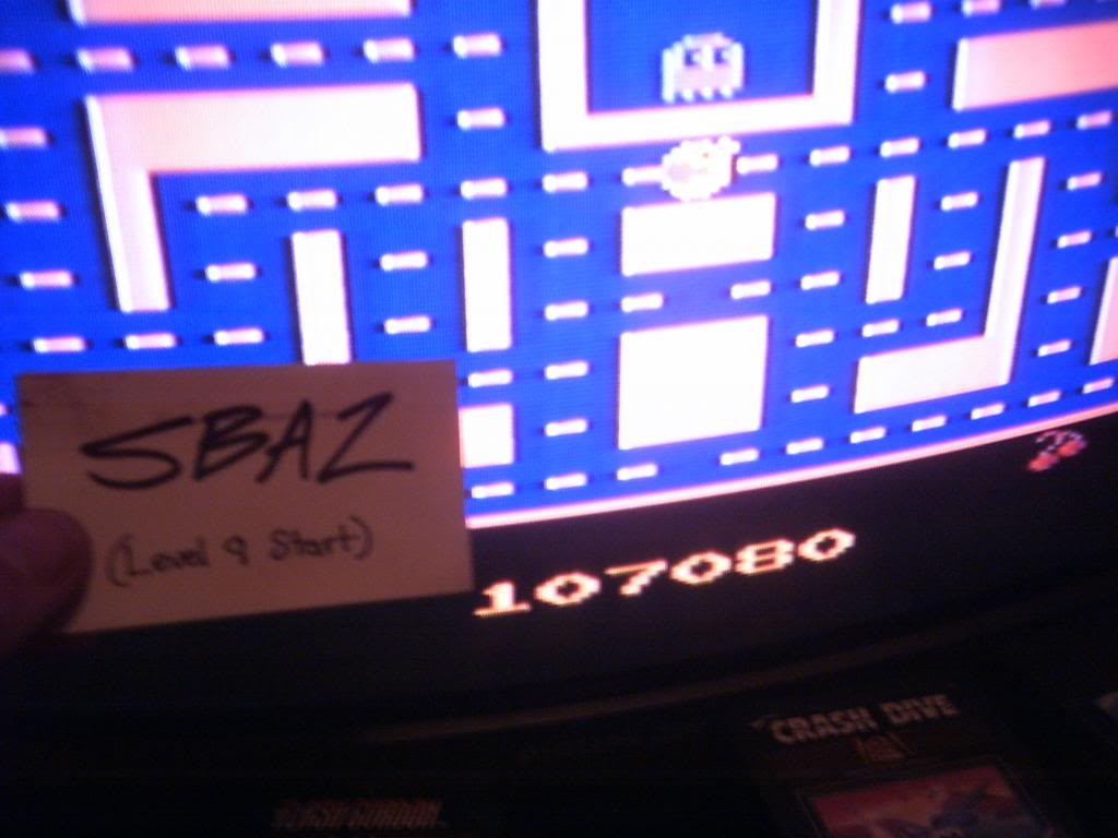 Ms. Pac-Man 107,080 points