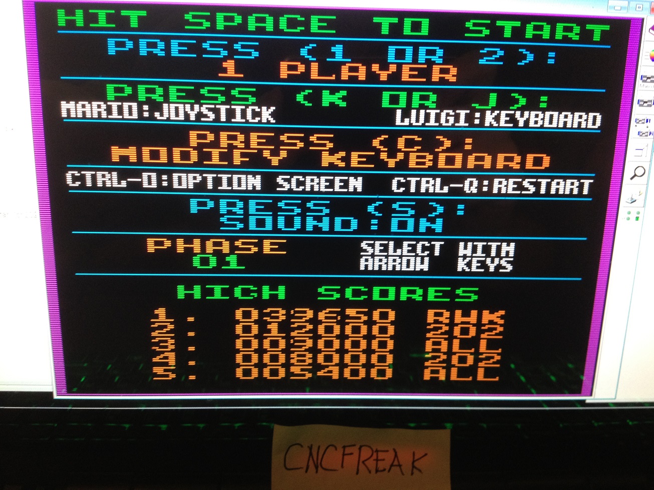 cncfreak: Mario Bros. (Apple II Emulated) 39,650 points on 2013-10-16 23:02:11