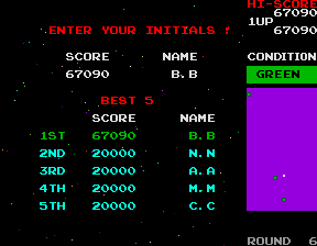 BarryBloso: Bosconian (Arcade Emulated / M.A.M.E.) 67,090 points on 2014-12-31 05:39:16