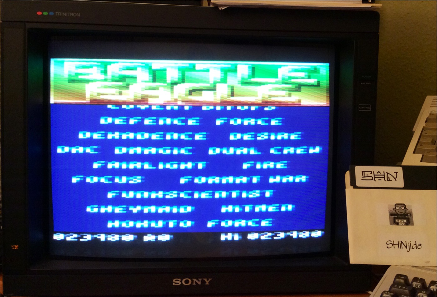 SHiNjide: Battle Eagle (Atari 400/800/XL/XE Emulated) 23,980 points on 2015-01-16 15:51:17