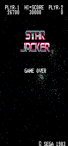 BarryBloso: Star Jacker (Arcade Emulated / M.A.M.E.) 26,700 points on 2015-01-17 04:07:39