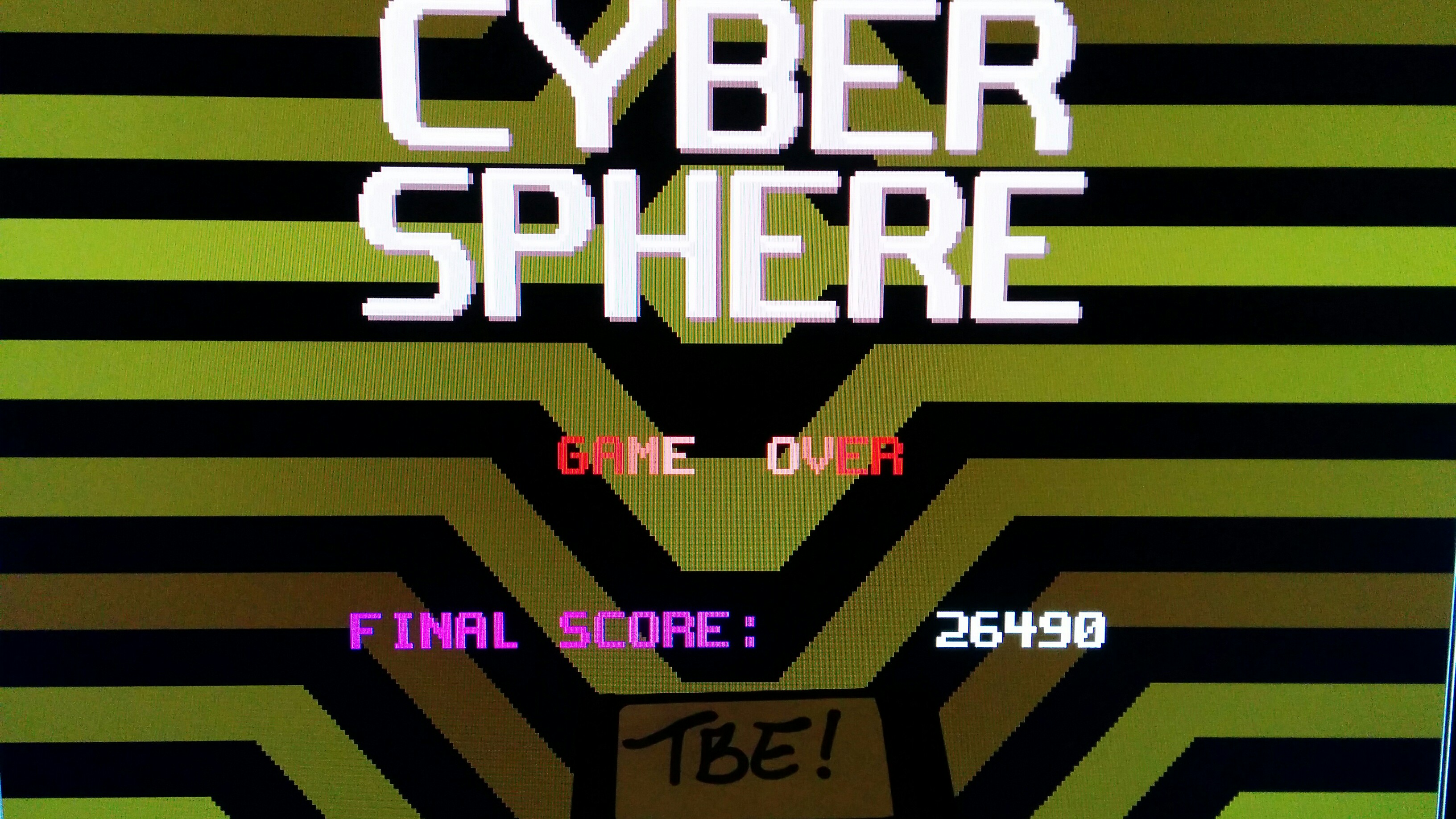 Sixx: Cybersphere [NTSC] (Amiga Emulated) 26,490 points on 2015-01-18 14:21:57