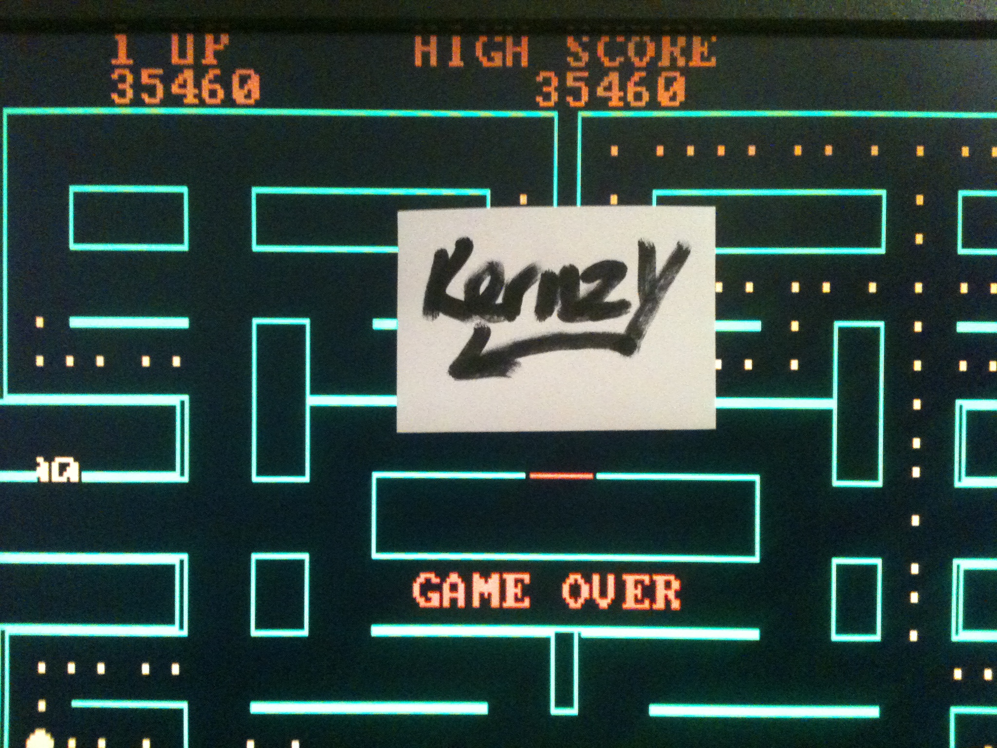 kernzy: Pac-Man [Atarisoft] (PC Emulated / DOSBox) 35,460 points on 2015-01-26 10:47:40