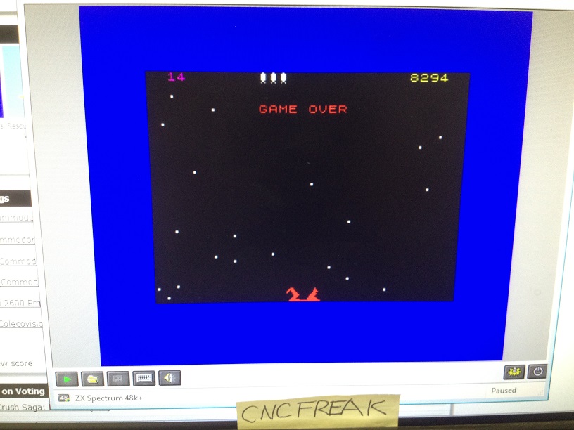 cncfreak: Beamrider (ZX Spectrum Emulated) 8,294 points on 2013-10-19 04:07:32