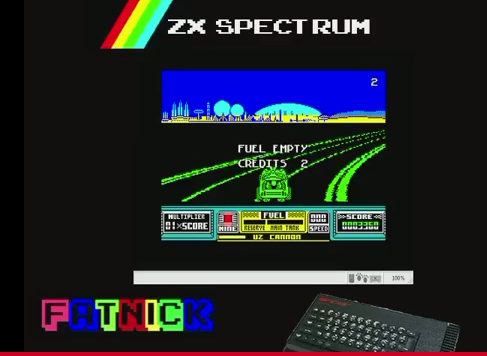 mechafatnick: RoadBlasters (ZX Spectrum Emulated) 3,360 points on 2015-02-11 00:29:42