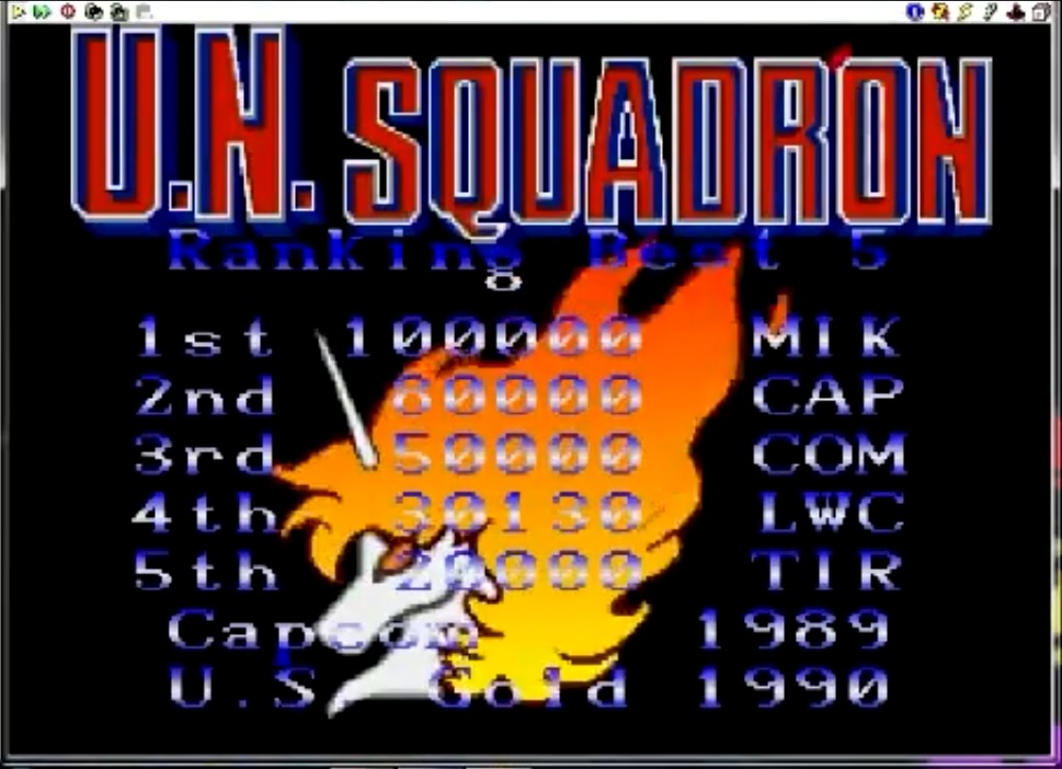 WonderBoy: U.N. Squadron (Atari ST Emulated) 30,130 points on 2015-02-11 07:55:56