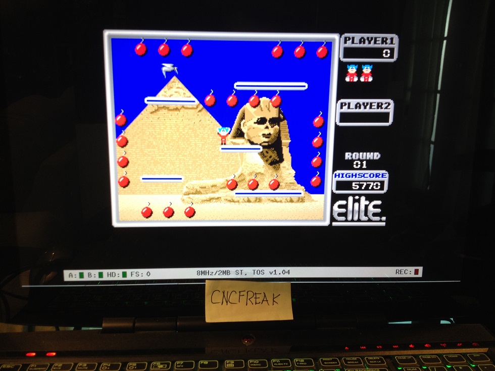 cncfreak: Bomb Jack (Atari ST Emulated) 5,770 points on 2013-10-20 13:13:40