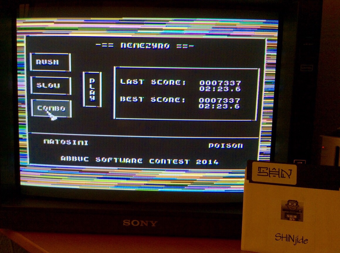 SHiNjide: Nemezyro: Combo (Atari 400/800/XL/XE) 7,337 points on 2015-03-04 14:32:50