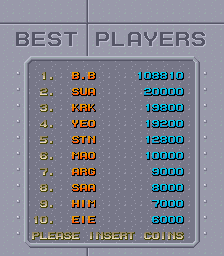 BarryBloso: Sky Smasher (Arcade Emulated / M.A.M.E.) 108,810 points on 2015-03-12 05:07:07