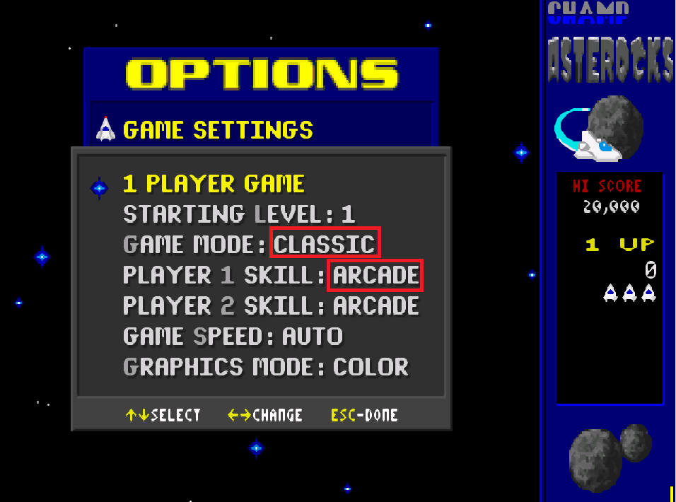 cncfreak: Champ Asterocks: Classic / Arcade (PC Emulated / DOSBox) 48,030 points on 2013-10-22 18:20:46