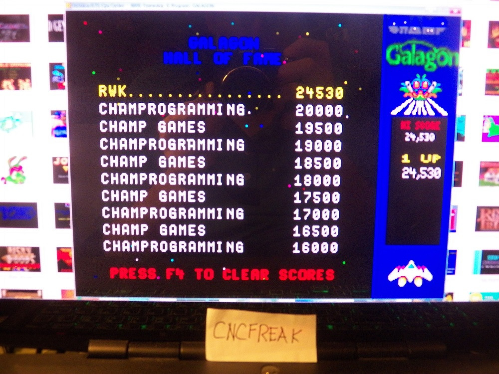 Champ Galagon: Classic / Arcade 24,530 points
