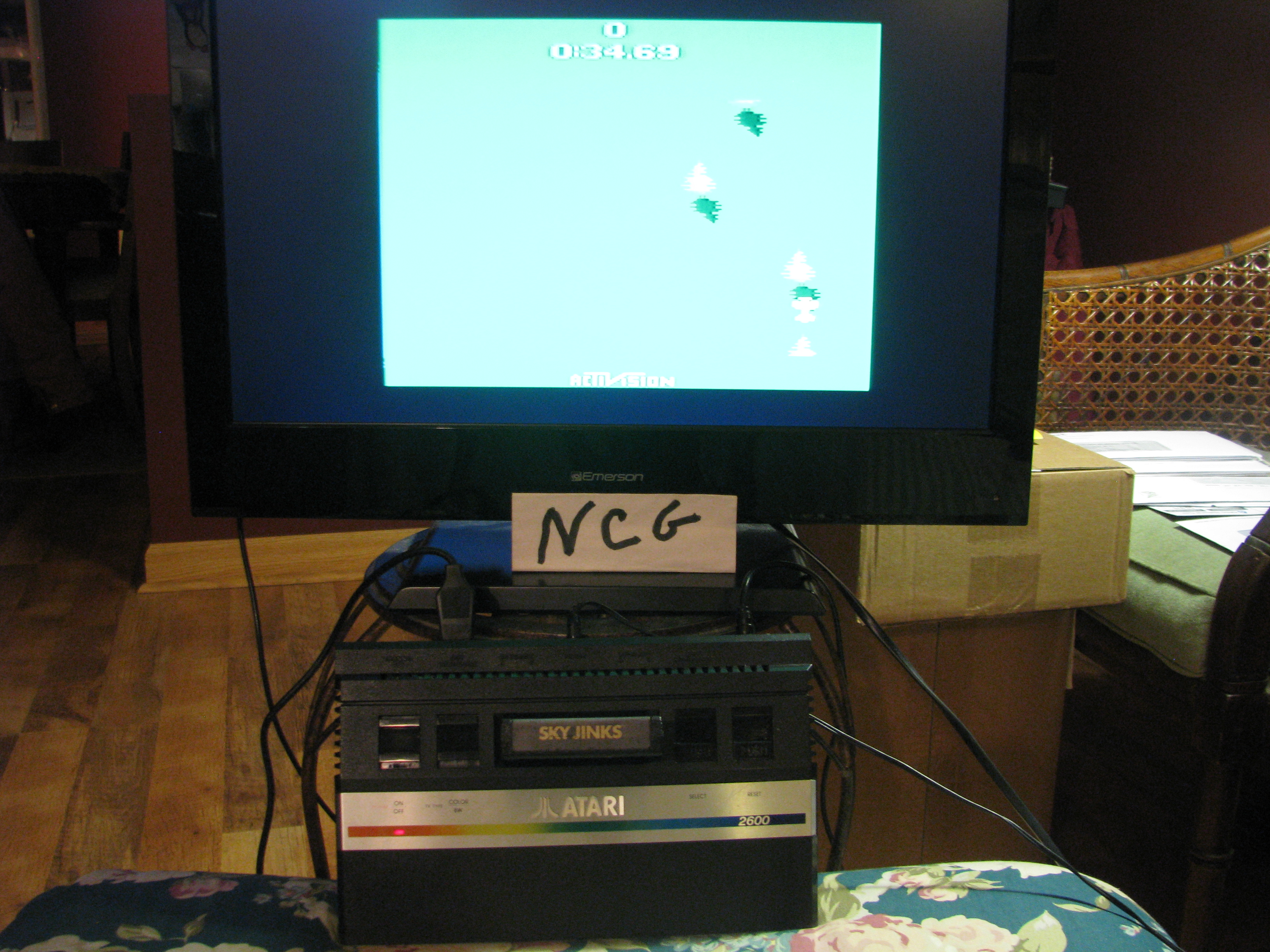NorthCoastGamer: Sky Jinks (Atari 2600 Novice/B) 0:00:34.69 points on 2015-03-13 17:12:40