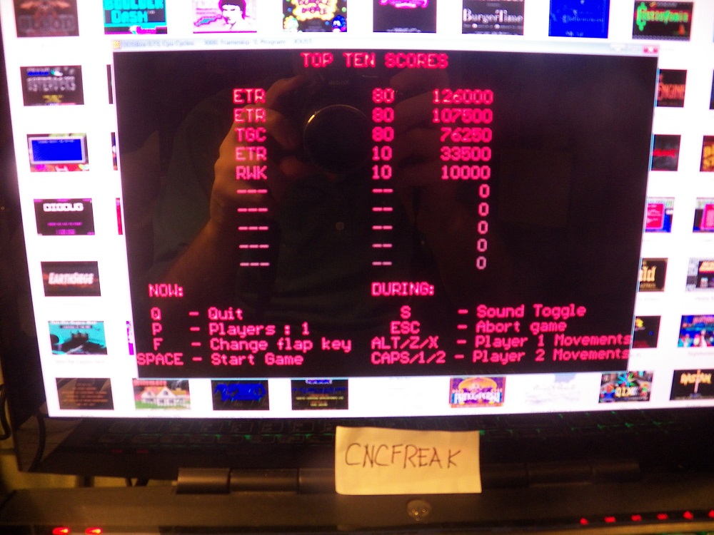 cncfreak: Joust VGA (PC Emulated / DOSBox) 10,000 points on 2013-10-22 18:33:55
