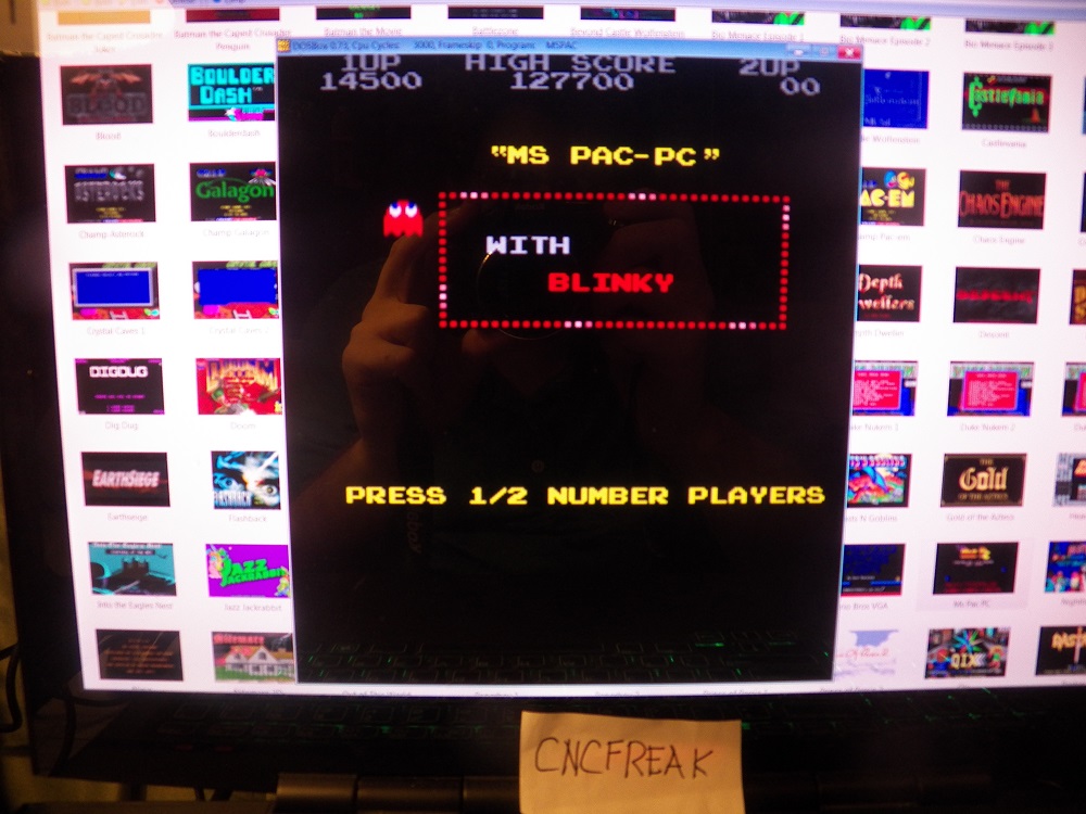 cncfreak: Ms. Pac-PC (PC Emulated / DOSBox) 14,500 points on 2013-10-22 18:36:04